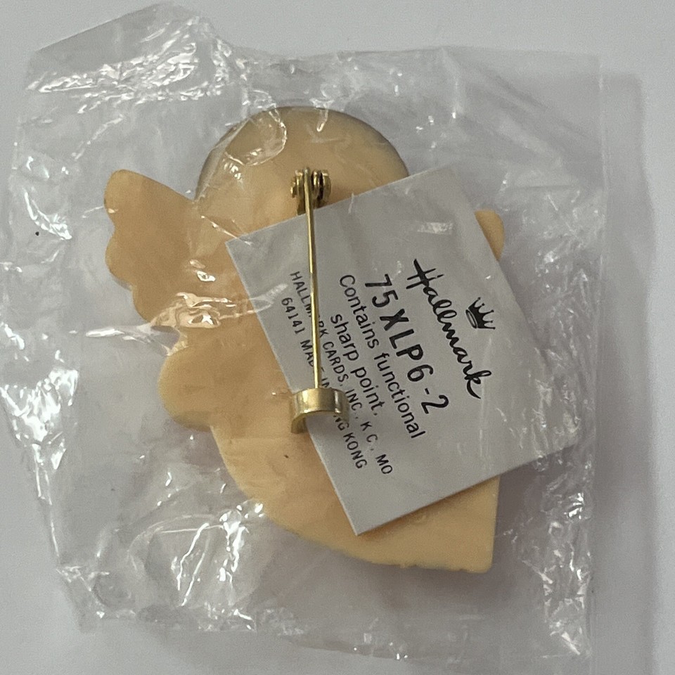 Check Pin Ground Hallmark Vintage 1975 Praying Angel Collectible Pin #75XLP6-2 Original ...