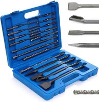 Sds-Plus Meissel Bohrer Set 17Tlg. Betonbohrer Sds Steinbohrer MeißEl Bohrhammer