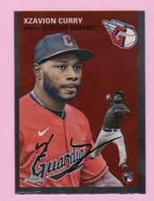 2023 Topps Chrome Platinum Xzavion Curry RC #32 Cleveland Guardians