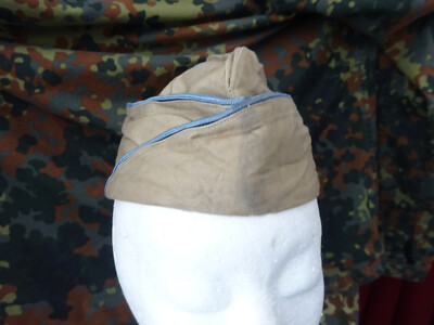 Original Schiffchen US Infanterie Airborne WWII 1942 CAP GARRISON KHAKI