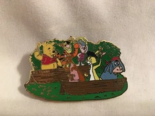 Disney Pin Trading 2007 Sailing Series - Pooh And Pals LE 250 RARE Pin