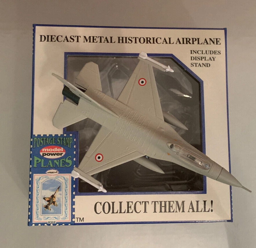 F-16 Fighting Falcon. agile fighter. Die Cast metal 1:126 scale. New in Box Mint - Image 3 of 4
