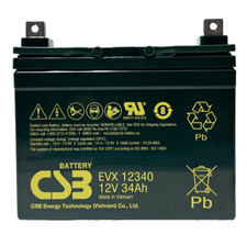 CSB 12V 34Ah Deep Cycle SLA Battery EVX12340 ...