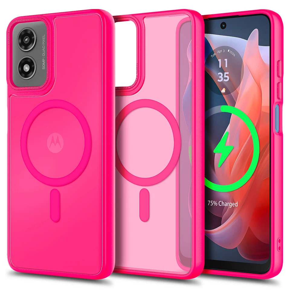 For Motorola Moto g PLAY 2023 2024 Case Magsafe Slim Protector Phone Cover - Image 4 of 4