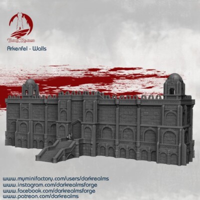 Dark Realms Arkenfel Walls Lord Of The Rings Tabletop Fantasy