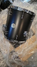 DDRUM Dios 14" Black Satin Floor Tom