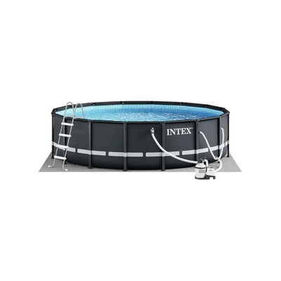 Intex 14ft x 48in Ultra XTR Round Above Ground Swimming Pool w/ Sand Filter Pump