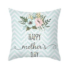 Happy Mothers Day Pillow Covers 18x18 Gift for Mom from Daughter Son Novelty