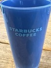 STARBUCKS COFFEE 21 oz Acrylic POOLSIDE TUMBLER 6.5” Blue No Lid — photo 2