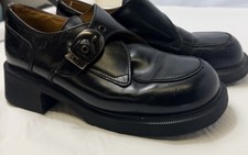 Dr Martens Black Buckle 8496 Women s 7 Made In England