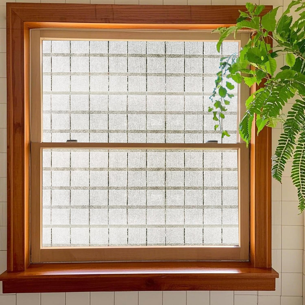 Fensterfolie Blickdicht Selbstklebende Fensterfolie Sichtschutzfolie Dekorfolie-image