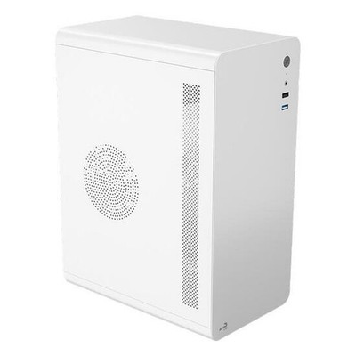 AeroCool PC Gehäuse CS-110-S-WT-v1 Mini-Tower Weiß