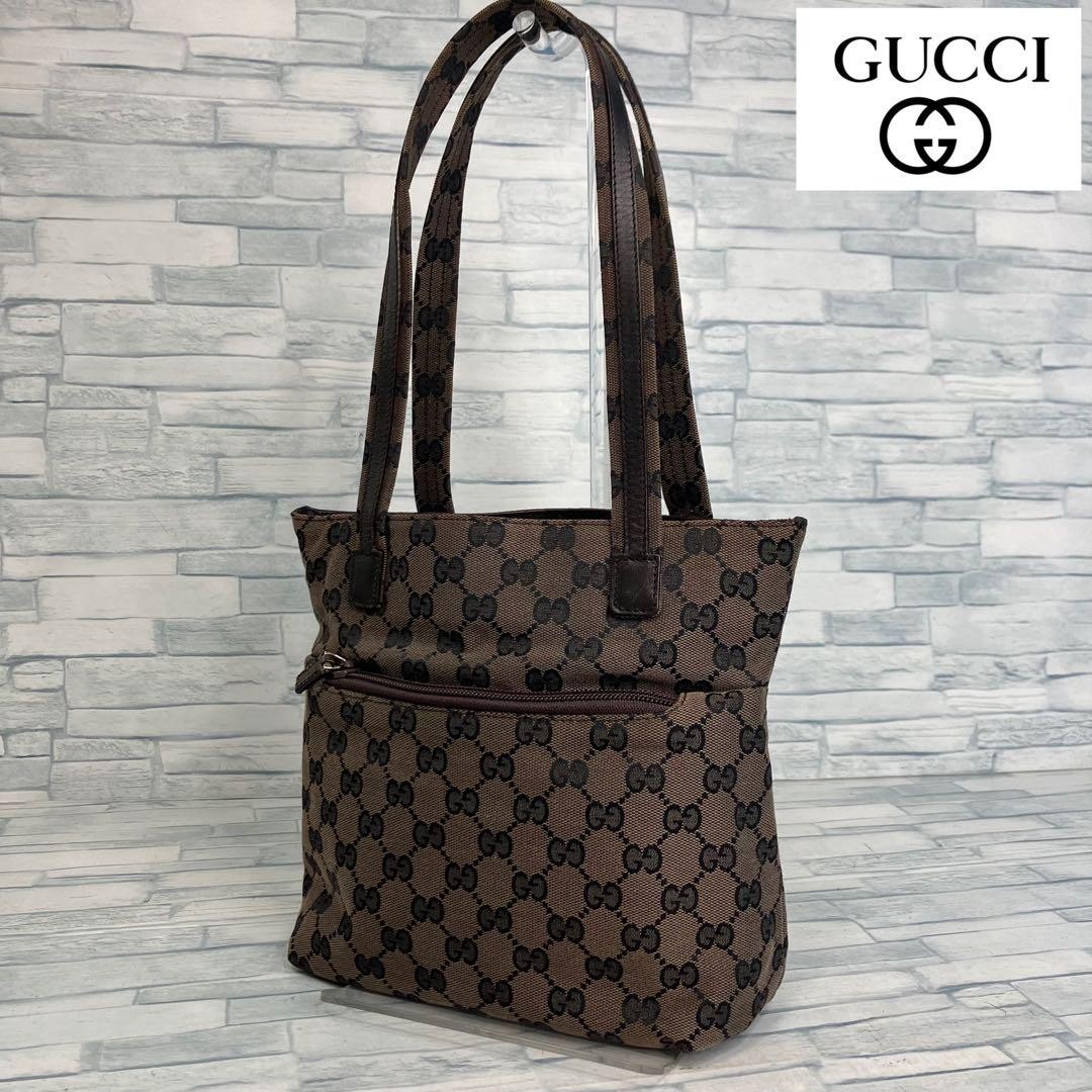 Gucci GG Shoulder Bag Near Unused 8.3x9.4x3.5 SA Size