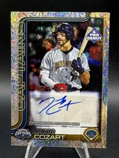 2025 Topps Pro Debut Jacob Cozart Sparkle Foil Auto  93/175 Captains Guardians