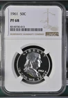 1961 Proof Franklin Half Dollar 50C - NGC PF68 - A25