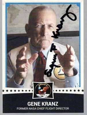 Eugene 'Gene' Kranz Signed TRADING Card NASA Engineer/ Director Autographed - 1