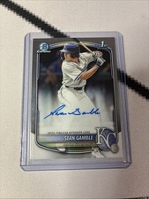 2025 Bowman Draft Sean Gamble Bowman 1st Auto Kansas City