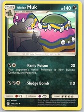 Alolan Muk 131/236 Rare Cosmic Eclipse Pokemon Lightly Played
