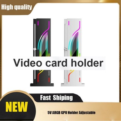 ARGB GPU Support Bracket Adjustable Height Anti Sag Stand For PC Case 5V SDE