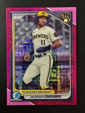 Jackson Chourio [Aqua Mojo Refractor] #69 Prices | 2024 Bowman 