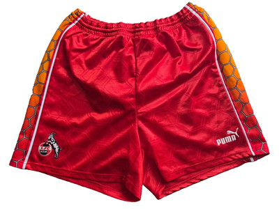 1.FC KÖLN Trikothose Puma Gr. L Saison 1997/1998 Ford Original Vintage