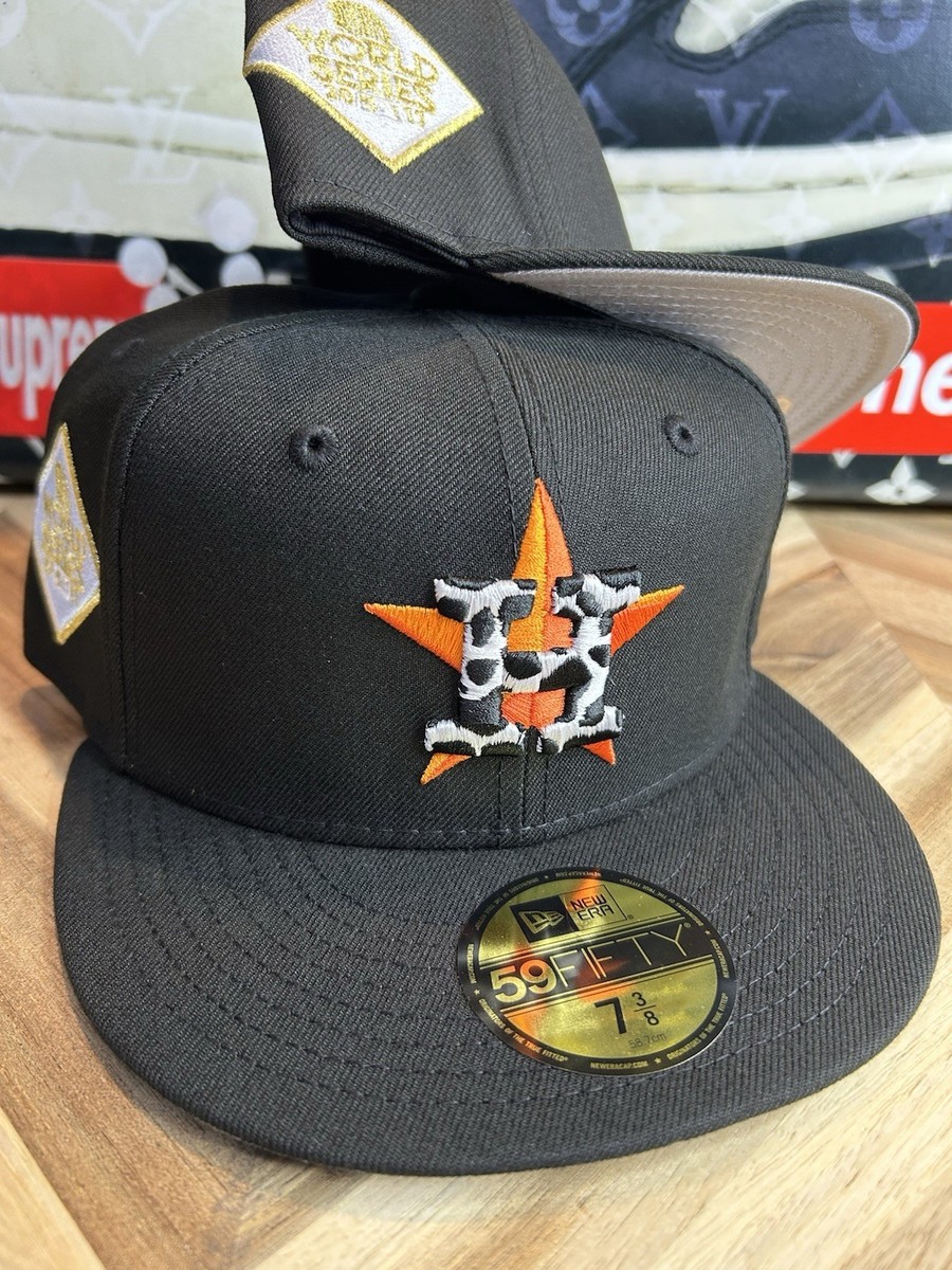 New Era Hat Dreams Cattle Cow Pack Houston Astros Black Dome 7 3/8