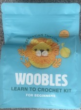 The Woobles Sebastian The Lion Crochet Kit For Beginner No Pre-Started Piece