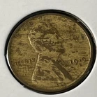 1919 s wheat penny VF Golden Toned S Mint 1919 Rare Low Mint
