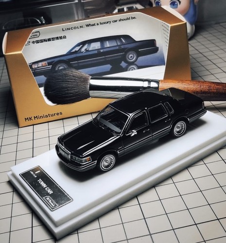 ED MK 1:64 Black HEC Lincoln Town Car Luxury Sedan Model Diecast ...