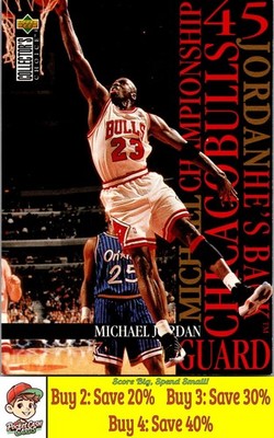 Michael Jordan 1995-96 Collector's Choice #M5 He's Back Bulls 008459