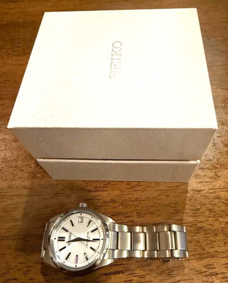 Seiko Brightz SAGZ079 Men's Writwatch Radio-Controlled Titanium White Japan