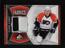 2009 SP Game Used Edition Authentic Fabrics 30/35 Claude Giroux #AF-GI Patch 1u6