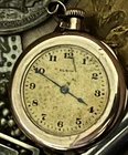 1889 Antique Elgin Wadsworth Referee 20 Year Gold Pocket Watch Serial #2375591
