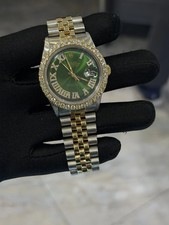 Rolex Datejust 36 Custom green dial Dial on Jubilee 16013 with Box