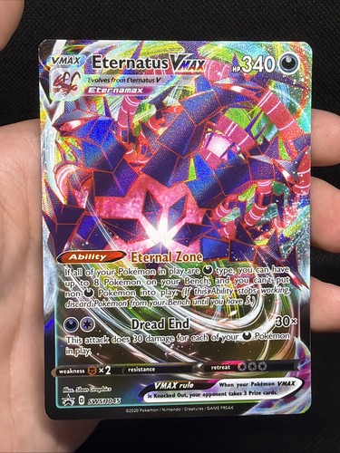 Pokemon TCG | Eternatus VMAX SWSH045 | Sword & Shield Promo | Holo | LP