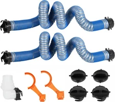 20FT RV Sewer Hose, 24 Mil Heavy Duty TPE Material for Abrasion 20FT, Blue 