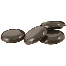 4 Pack Self Stick Furniture Sliders for Carpeted Floors Round Brown