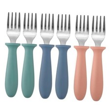 6-Pack Stainless Steel Toddler Forks Baby  Kids Utensils for Self fork