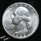 1942 D Washington Quarter ABOUT UNCIRCULATED