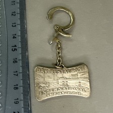 BAR RESTAURANT INTERNATIONAL ABIDJAN VINTAGE KEYCHAIN
