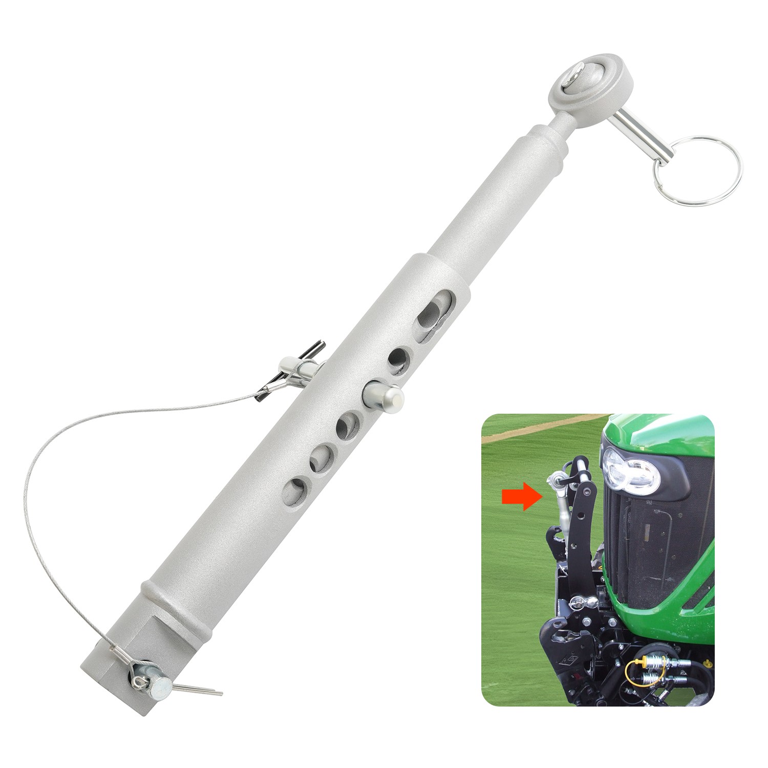 Для John Deere 4120 4510 4520 4600 4610 3-х ступенчатая тяга стабилизатора сцепного устройства подъемная планка 10490₽