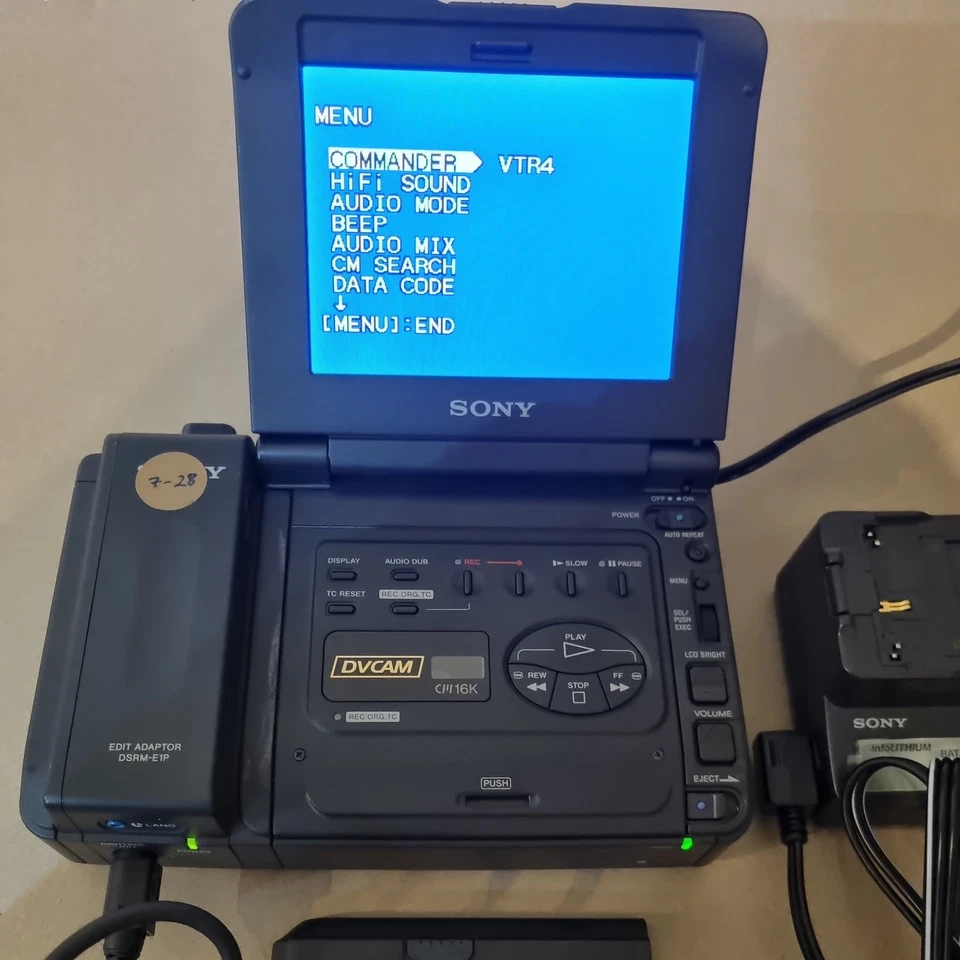 Sony DSR-V10P Edit Station Mini DV DVCAM Digital Video Cassette Recorder Player - Bild 2 von 4