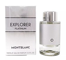 MONT BLANC EXPLORER PLATINUM 3.3 OZ EAU DE PARFUM SPRAY NEW MEN COLOGNE BENT BOX