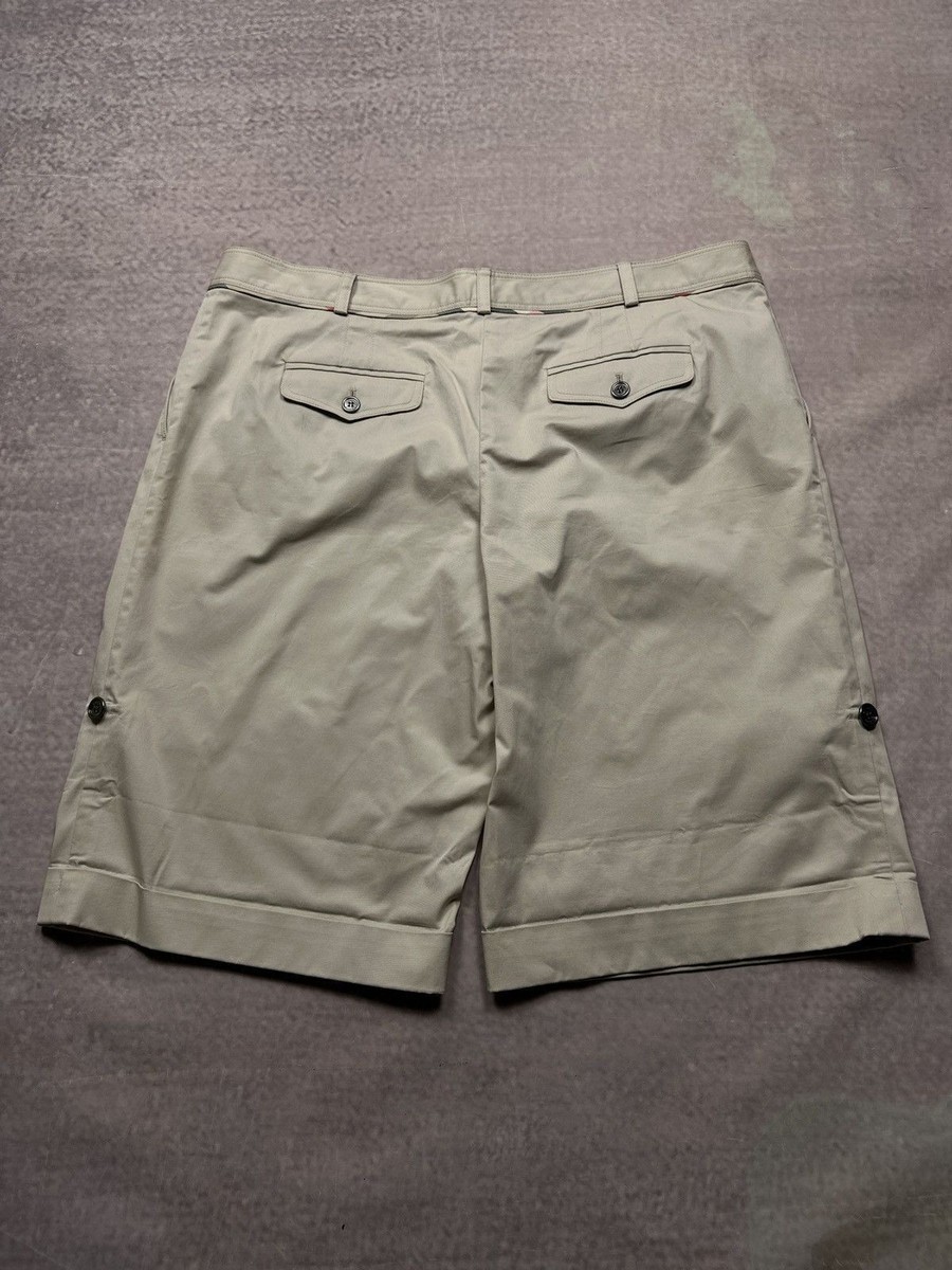 Rare Vintage Luxury Burberry Transformer Baggy Shorts Pants Beige