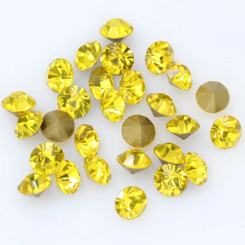 Cuentas de estrás de cristal checo Rivoli redondas multicolores SS22-SS45 36 piezas Foto 4 de 4