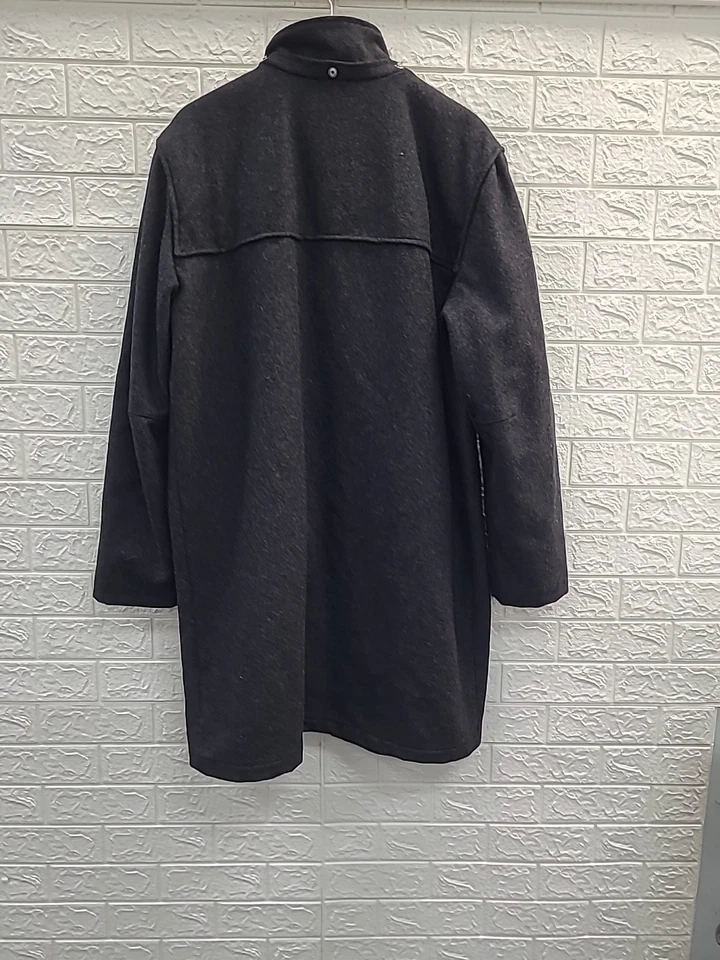 Gabardina deportiva vintage Valentino con cremallera completa + botón mezcla de lana talla XXL/hombre 54 Foto 4 de 4