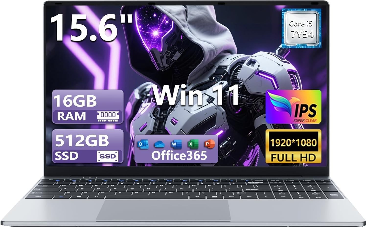 Ordinateur Portable Core i5 Rapide avec Multi-Tâche Fluide 16Go RAM