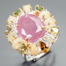 New Arrived 5 ct Ruby Ring 925 Sterling Silver Size 8 /B-R3951