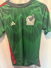 Authentic Adidas Mexico National Soccer Team Size S Slim Fit