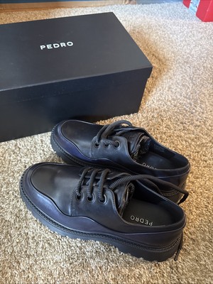 PEDRO Icon Leather Derby Shoes - Black2 